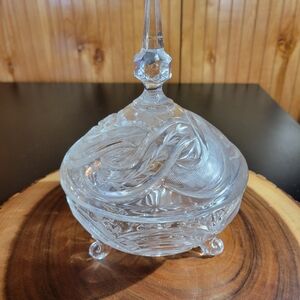 Elegant Vintage Covered Candy Dish